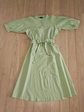 SAKS FIFTH AVENUE WOMENS SHORT SLEEVED DRESS SZ M